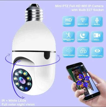 360* BULB CAMERA WIRELESS